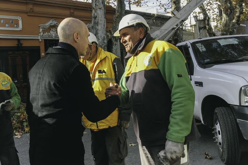 Horacio Rodríguez Larreta dio inicio a la poda invernal 