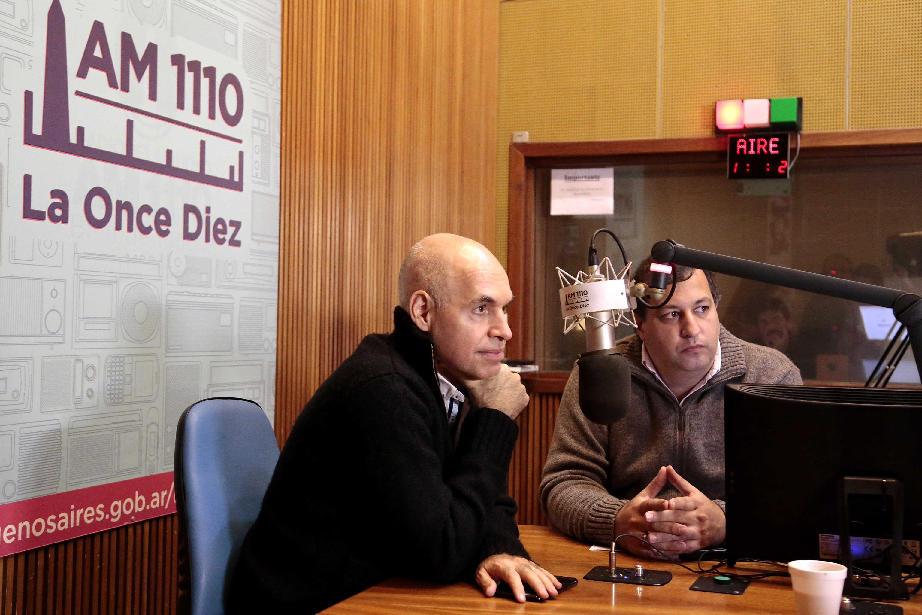 Visita a las radios públicas de la Ciudad en el Día del Periodista
