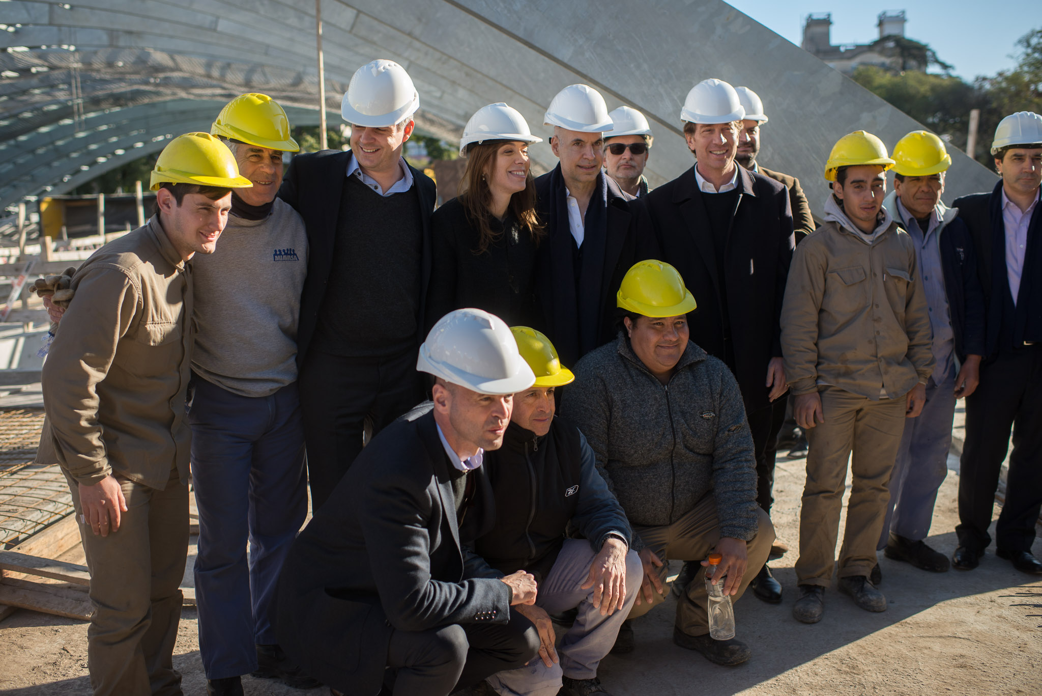 Relanzamiento de la Agencia Metropolitana de Transporte junto a Vidal y Peña