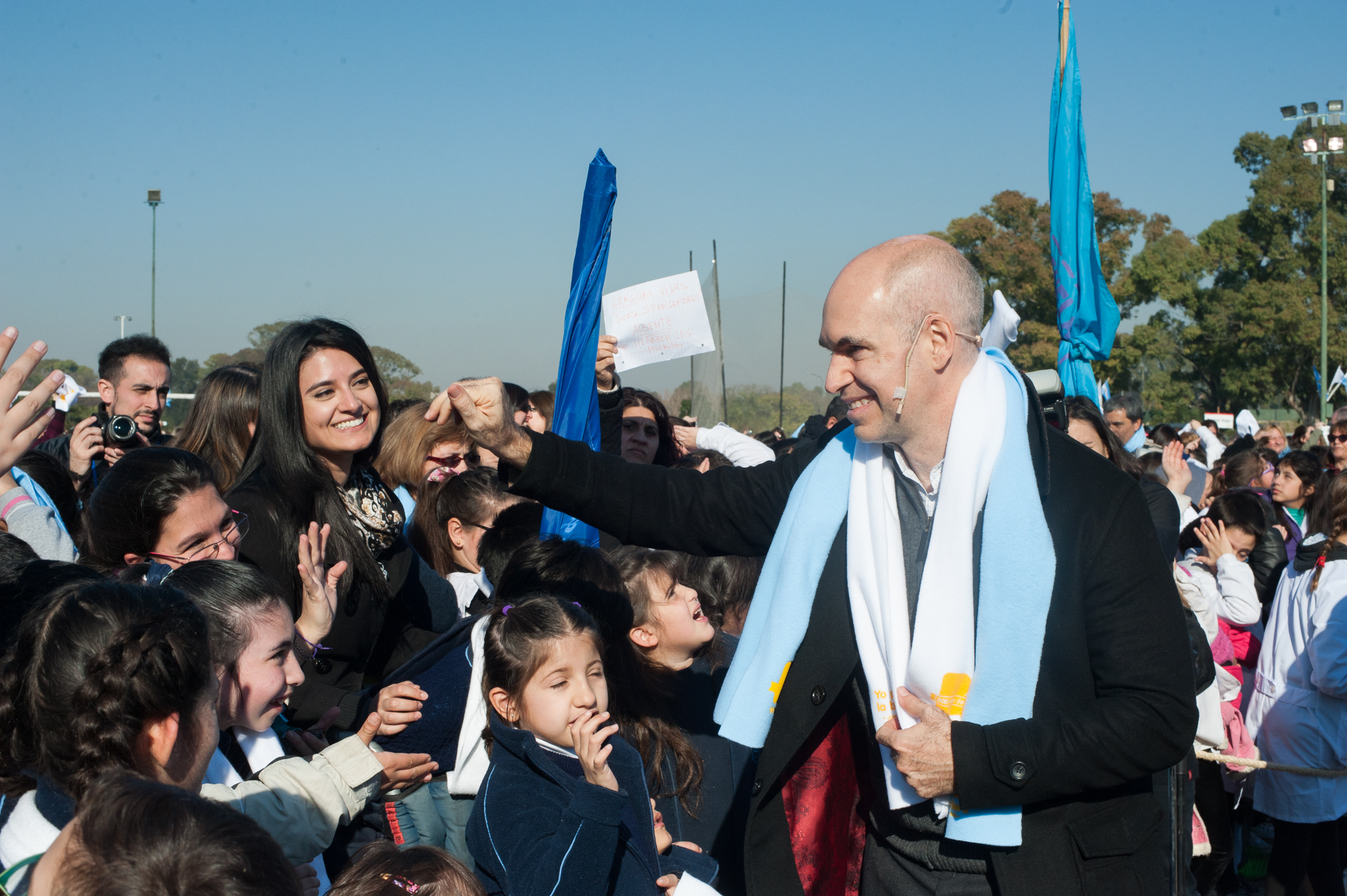 Más de 10.000 alumnos realizaron una promesa de Lealtad a la Bandera 