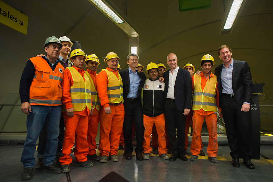 Rodríguez Larreta, junto a Macri, inauguró la estación Santa Fe del Subte H: “Es calidad de vida para la gente”