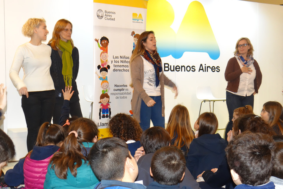 El Consejo de los Derechos de Niños y Adolescentes en la Feria del Libro Infantil.