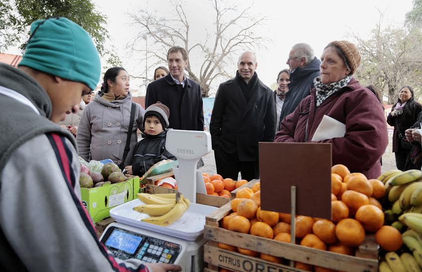 Horacio Rodríguez Larreta resaltó los precios bajos de las Ferias Itinerantes