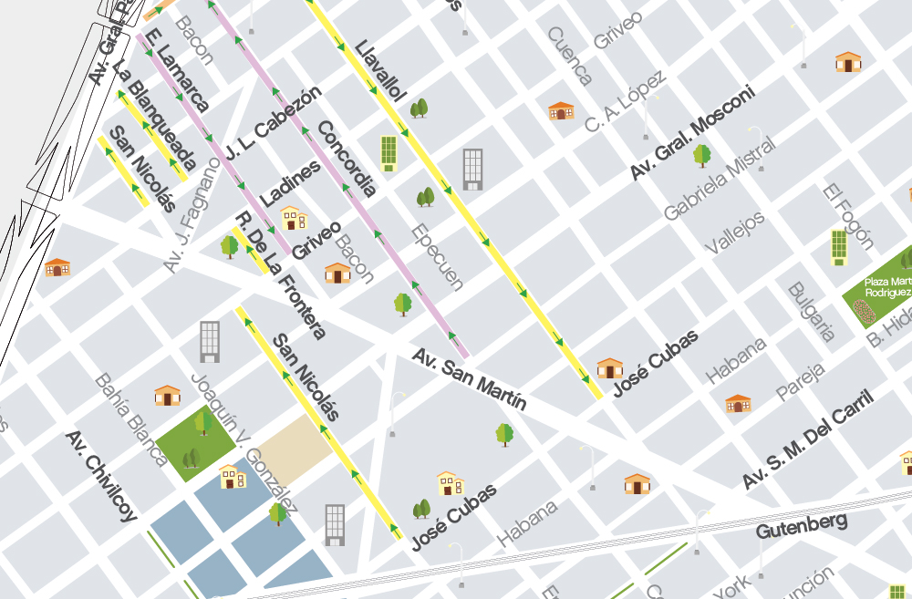 Cambian su sentido 163 cuadras de 22 calles en el oeste de la Ciudad