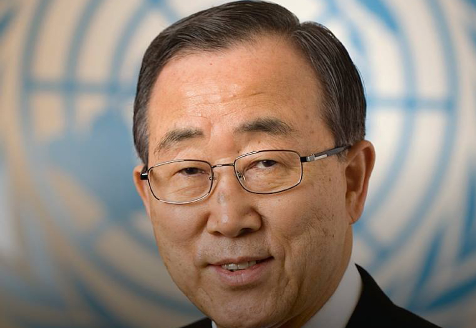 Ban Ki-moon dio una charla en la sede de Gobierno porteño