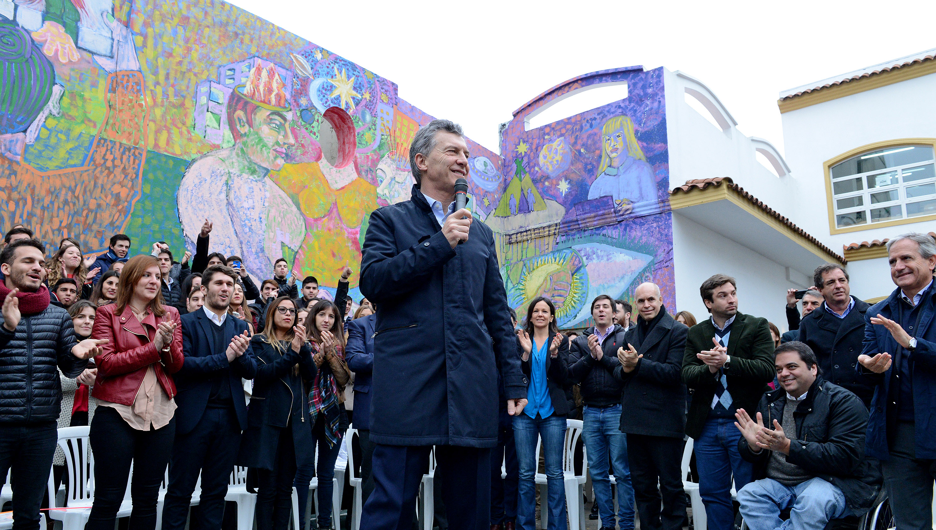 Macri presentó la casa del futuro en Devoto