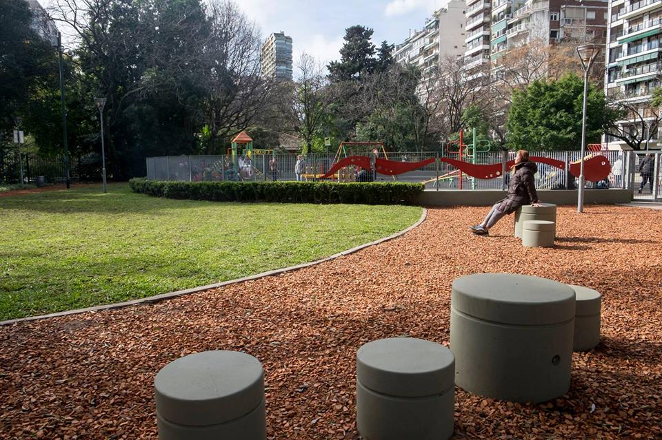 Se renovó la Plaza Casares de Palermo
