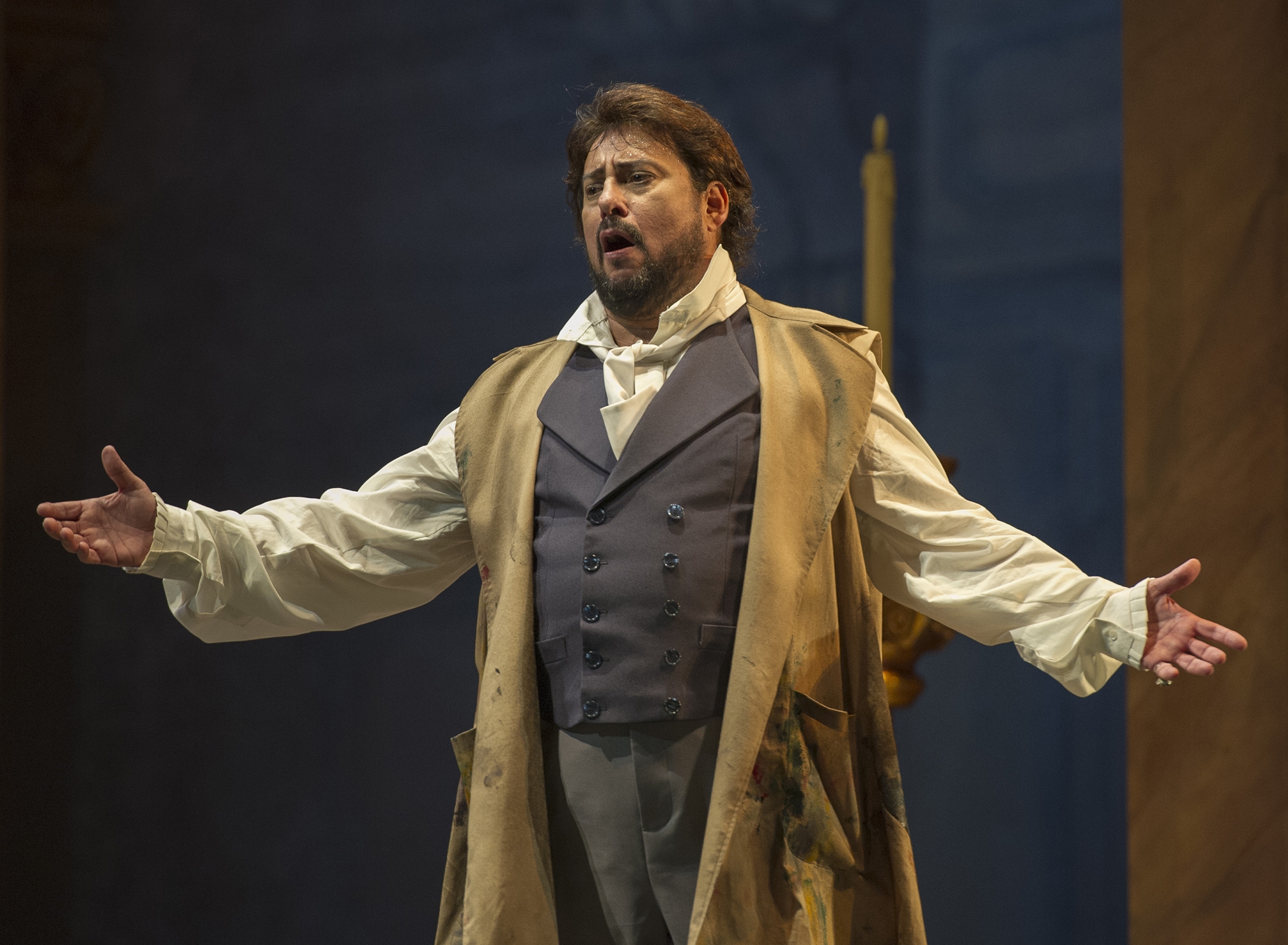 La ópera Tosca con Marcelo Álvarez se transmite esta noche por la web del Colón