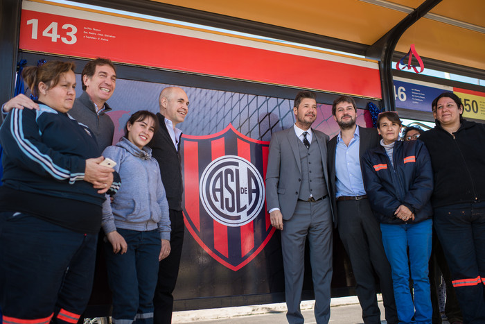 “San Lorenzo” es el nombre elegido por los vecinos para una de las estaciones del Metrobus Sur
