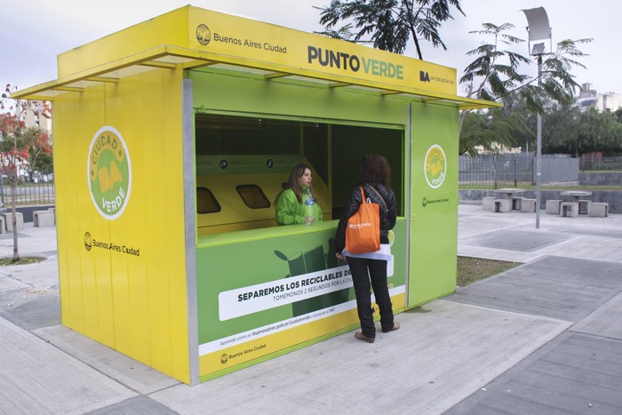 Cambios en el horario de los Puntos Verdes