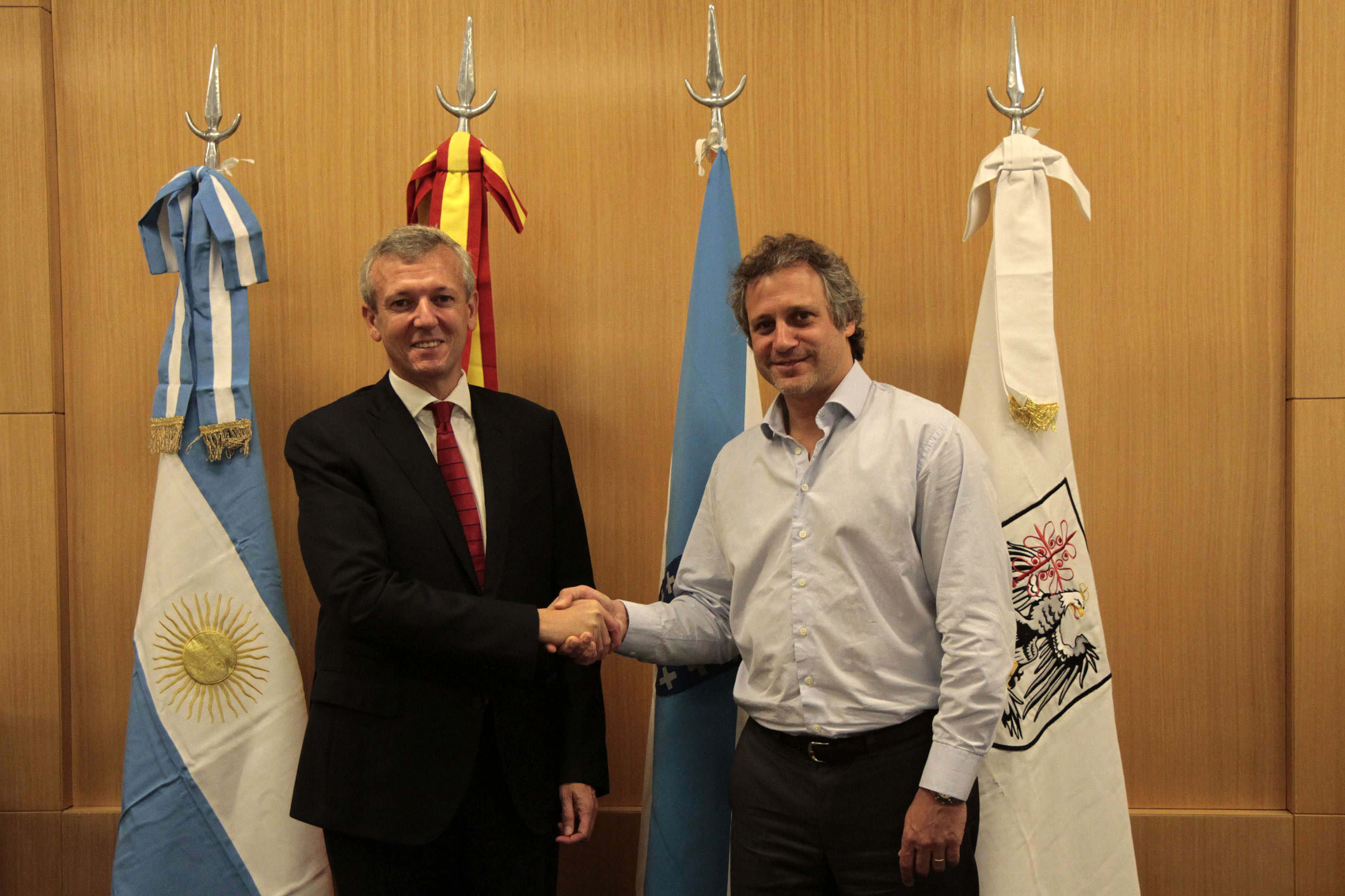 Felipe Miguel recibió a Alfonso Rueda Valenzuela, vicepresidente de la Xunta de Galicia