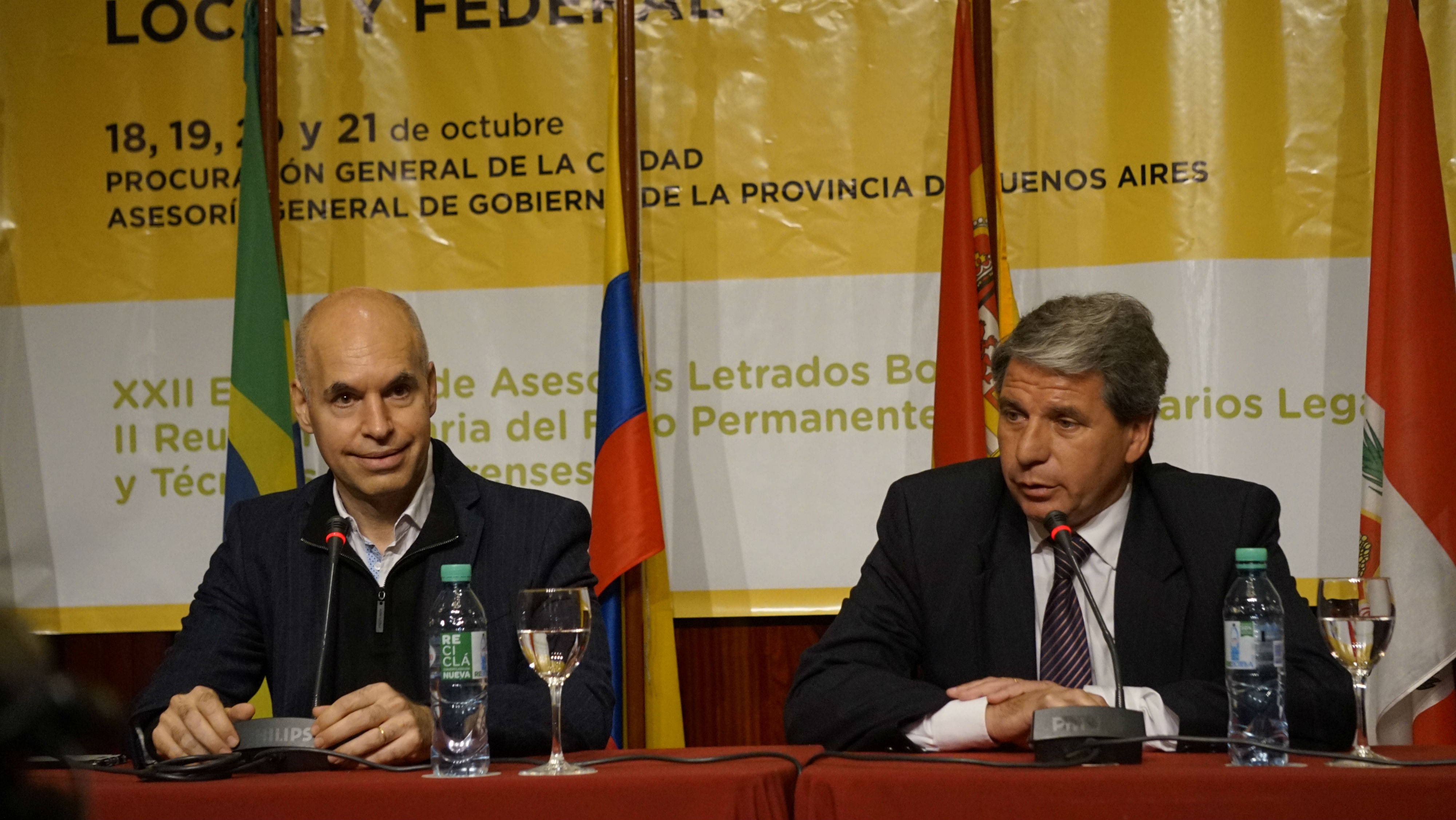 El Jefe de Gobierno de la Ciudad de Buenos Aires visitó el IV Congreso Internacional de Abogacía Pública Local y Federal 