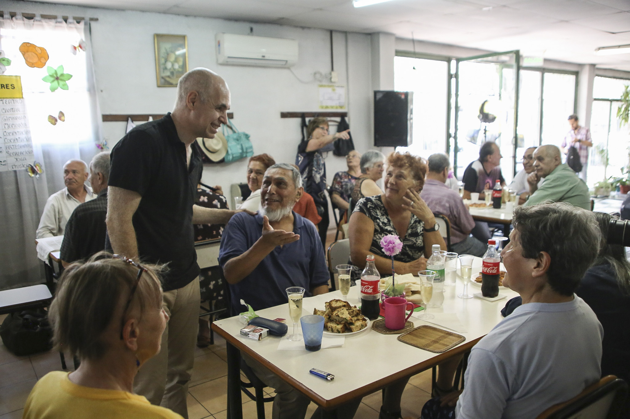 Junto a adultos mayores, Rodríguez Larreta pronosticó un "muy buen 2017"