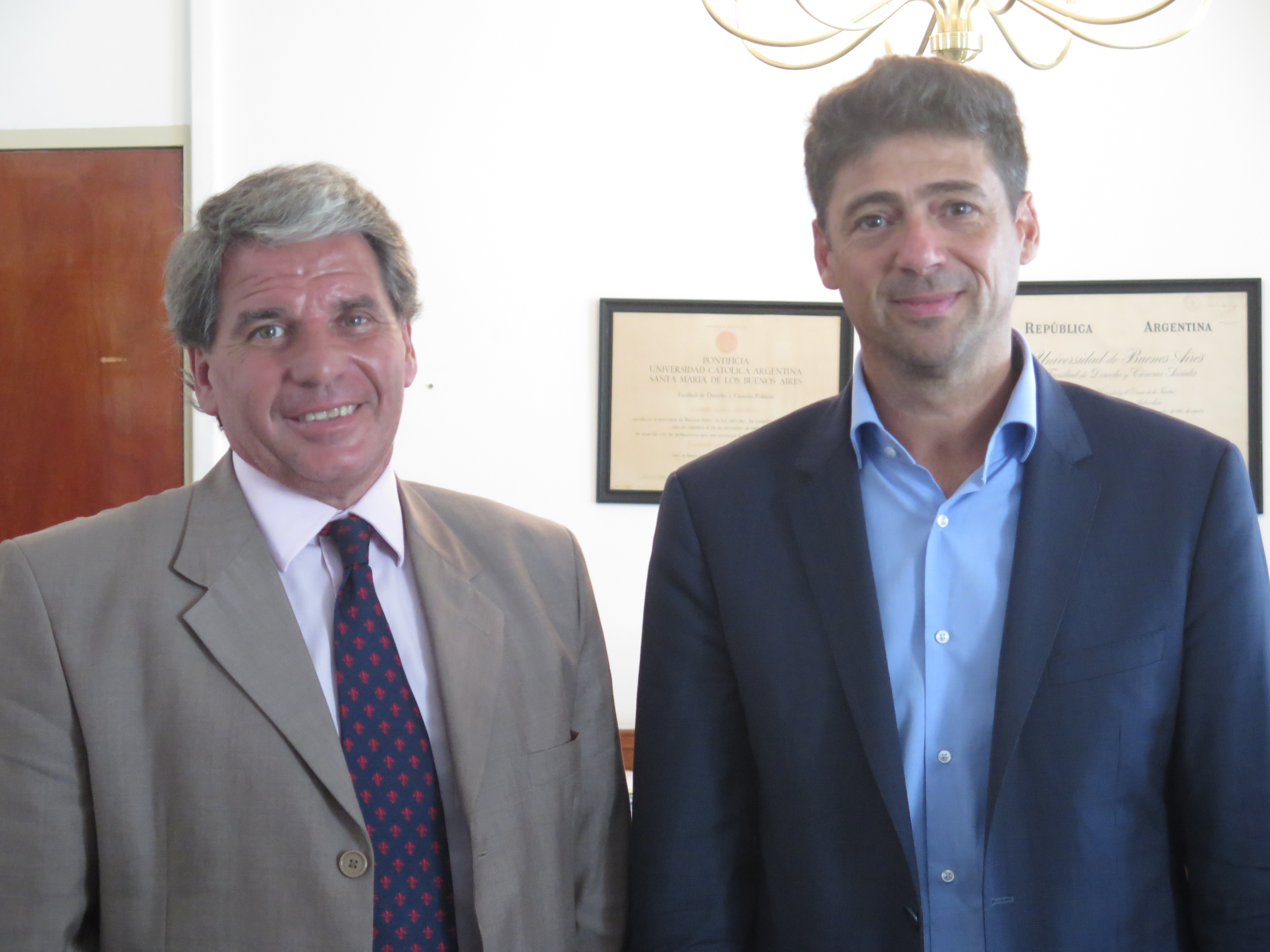 Visita del profesor Pablo Gutiérrez Colantuono a la Procuración General de la Ciudad