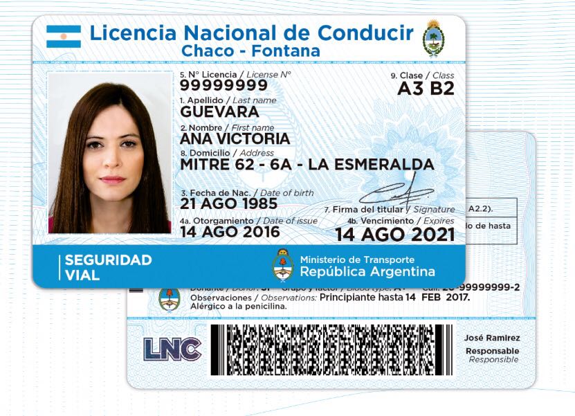 Nueva Licencia Nacional de Conducir