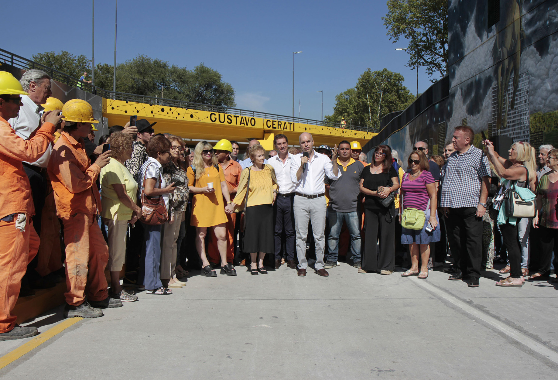 Rodríguez Larreta inauguró el paso bajo nivel Beiró, bautizado por los vecinos con el nombre de “Gustavo Cerati”