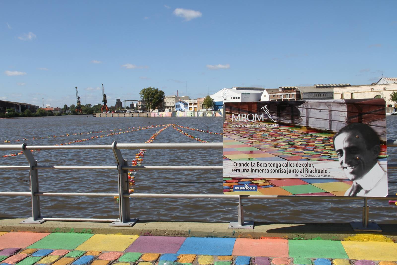 Un río de colores para celebrar a Quinquela.