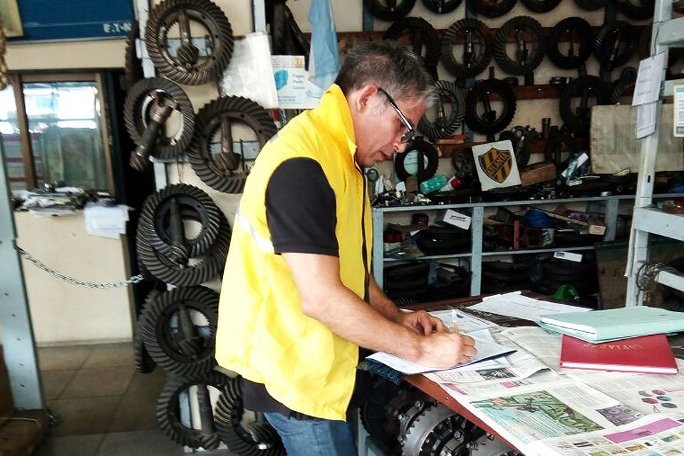 Operativos conjuntos de inspecciones en desarmaderos