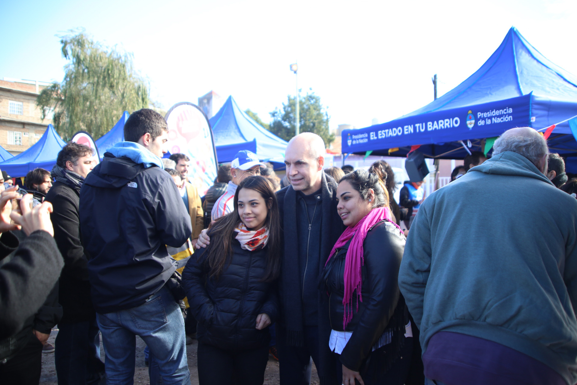 El Jefe de Gobierno recorrió las instalaciones de "El Estado en tu barrio"