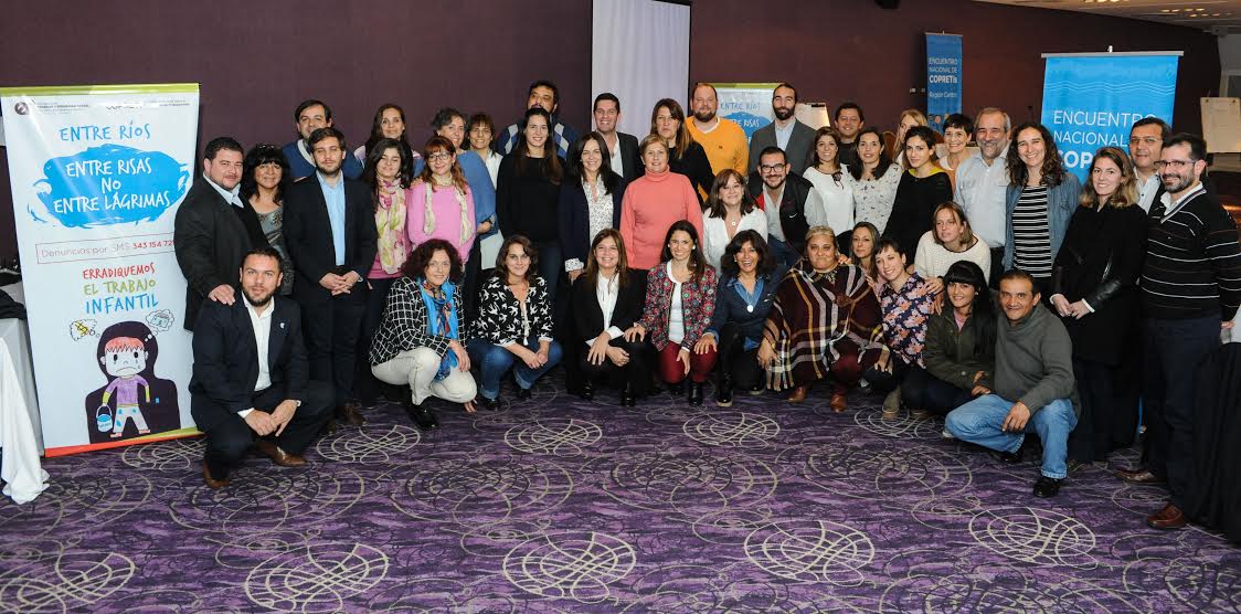 Encuentro Nacional de COPRETIs Región Centro para abordar la problemática del trabajo infantil y la protección del trabajo adolescente