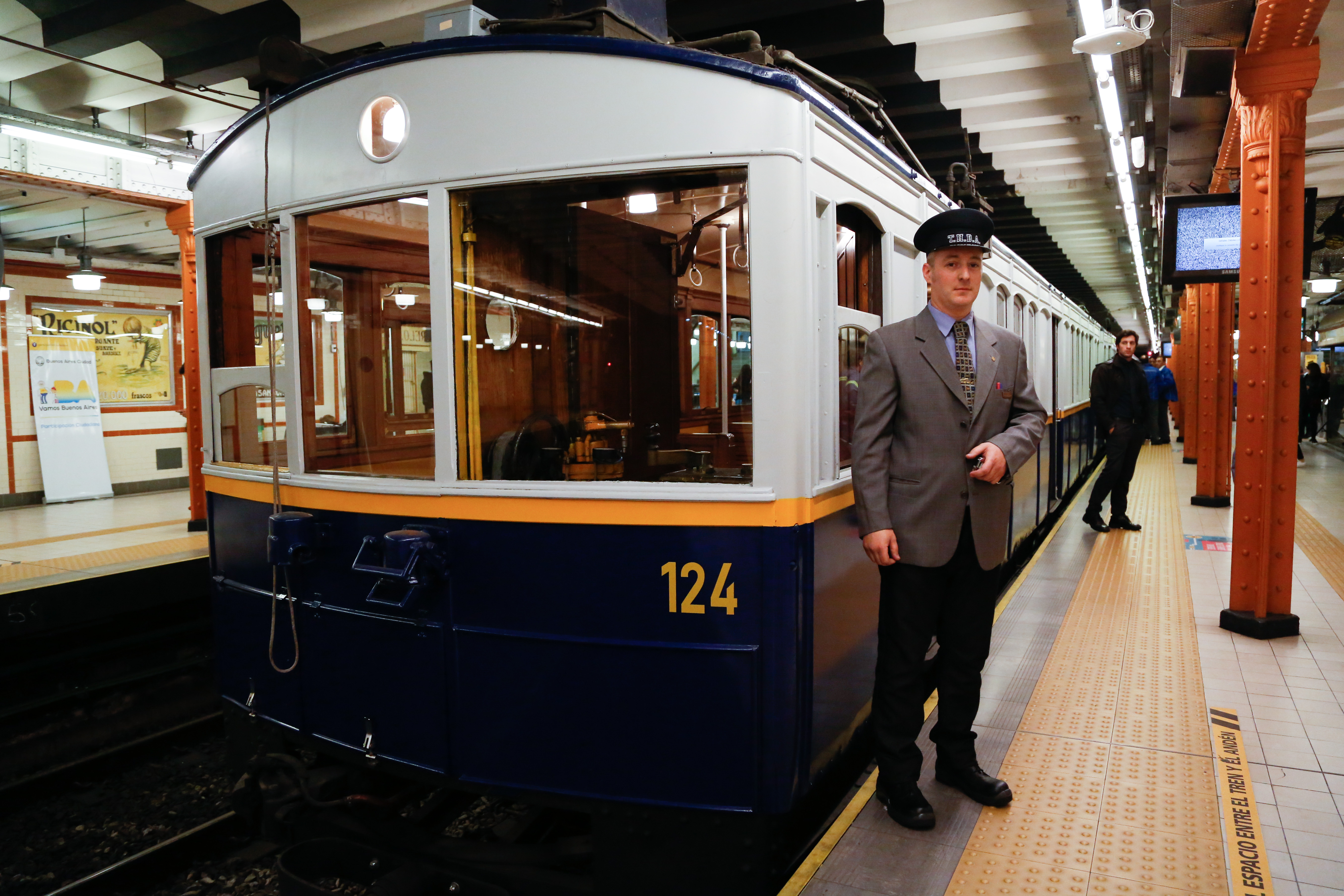 Los coches La Brugeoise volvieron a circular por la Línea A