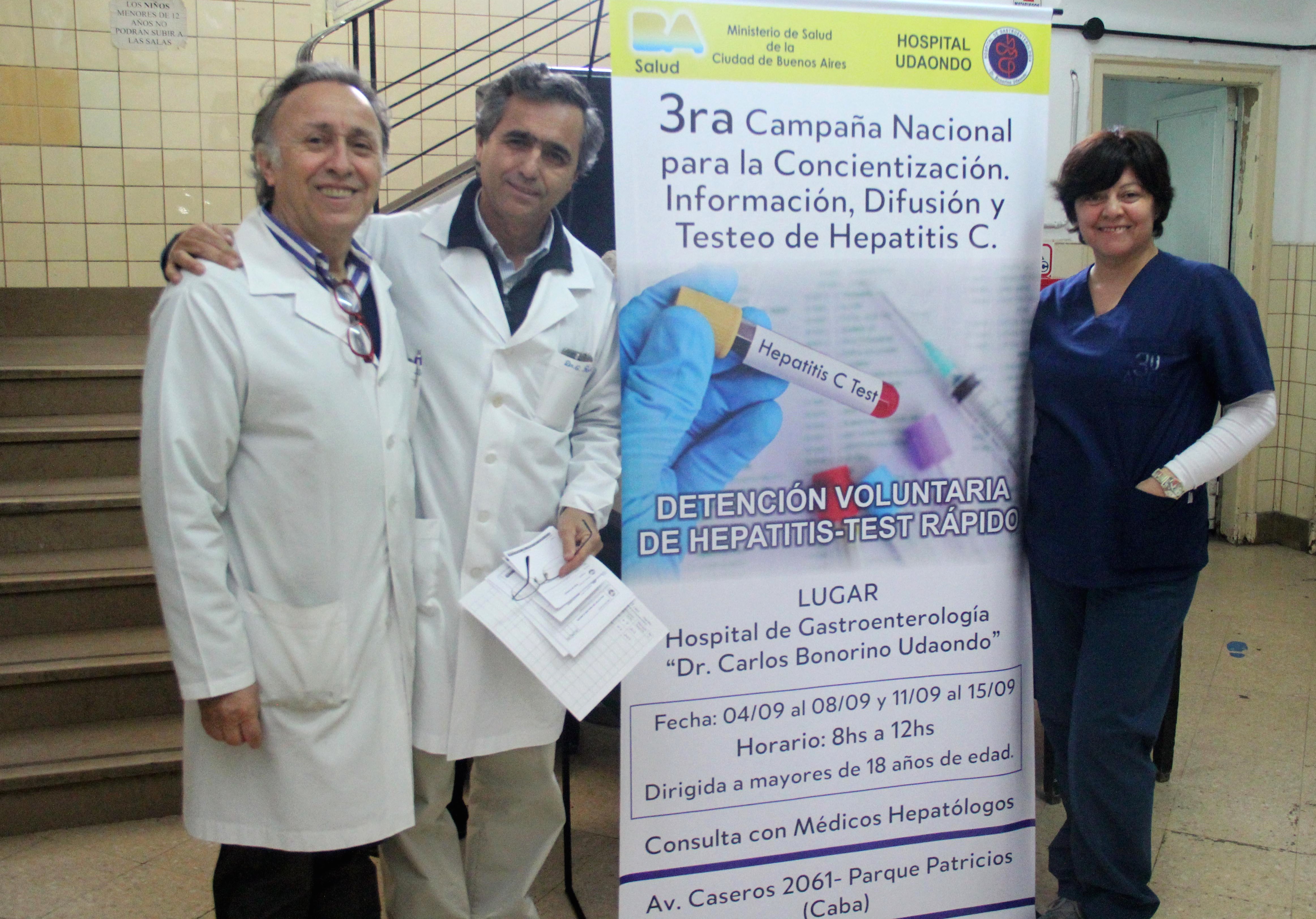 Campaña de detección de Hepatitis C en hospitales porteños