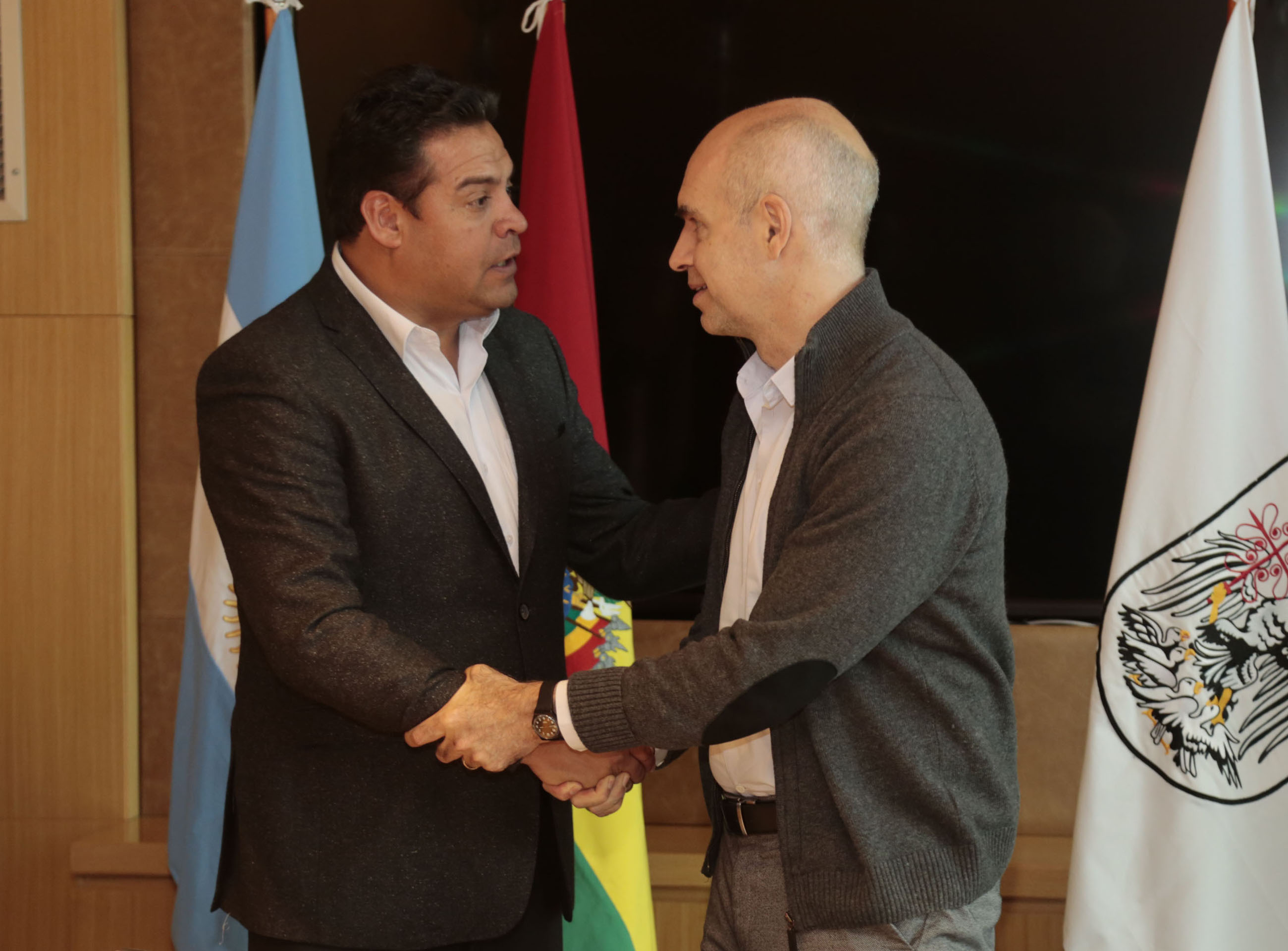 Rodríguez Larreta recibió al alcalde de La Paz