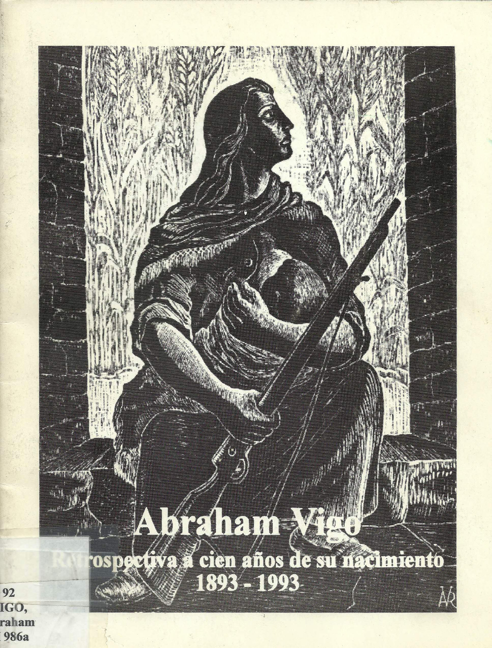 Tapa de catálogo Abraham Vigo