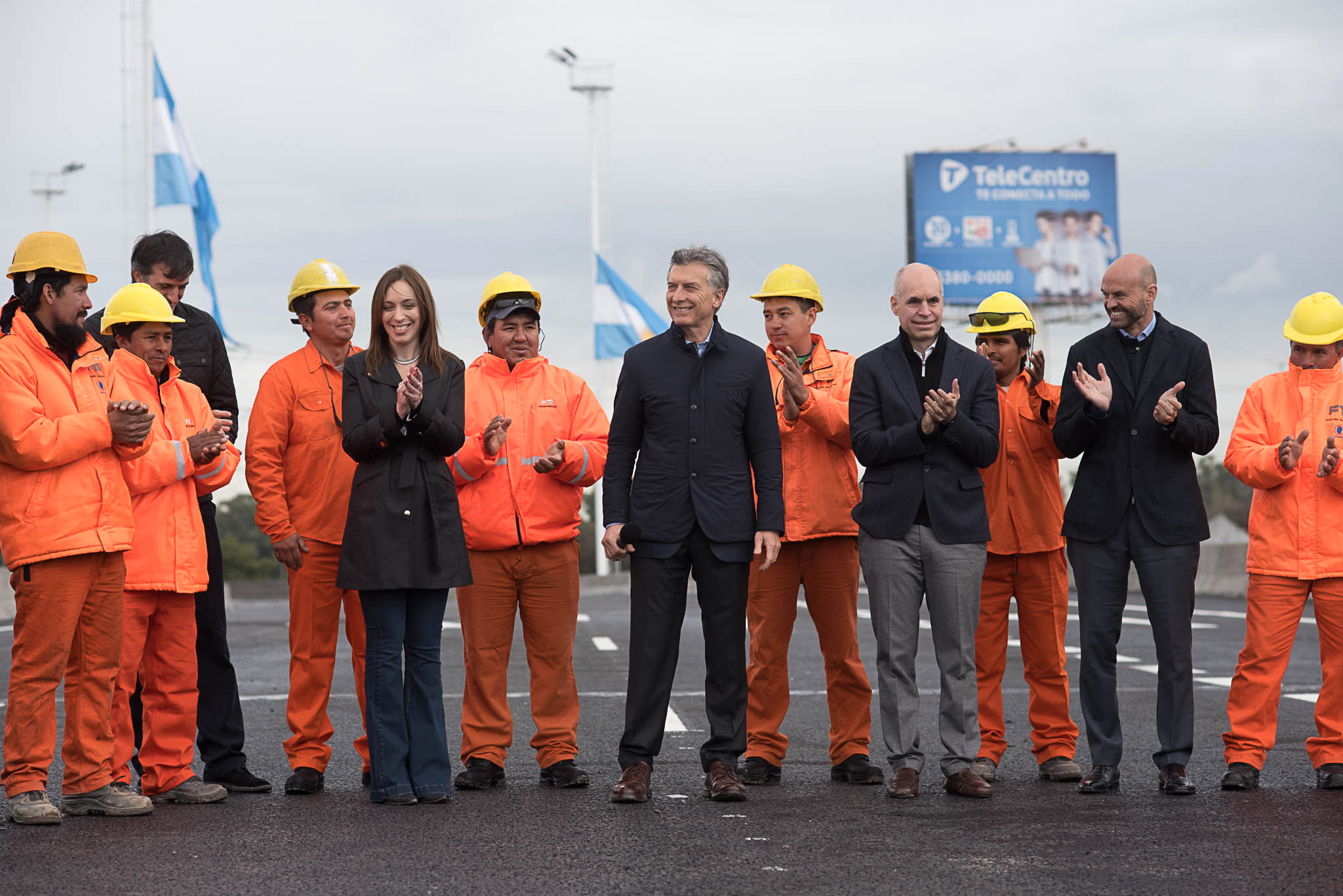 Macri, Rodríguez Larreta y Vidal inauguraron las obras del Puente La Noria