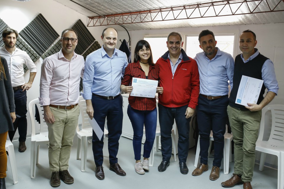 Entrega de diplomas en el Barrio 31