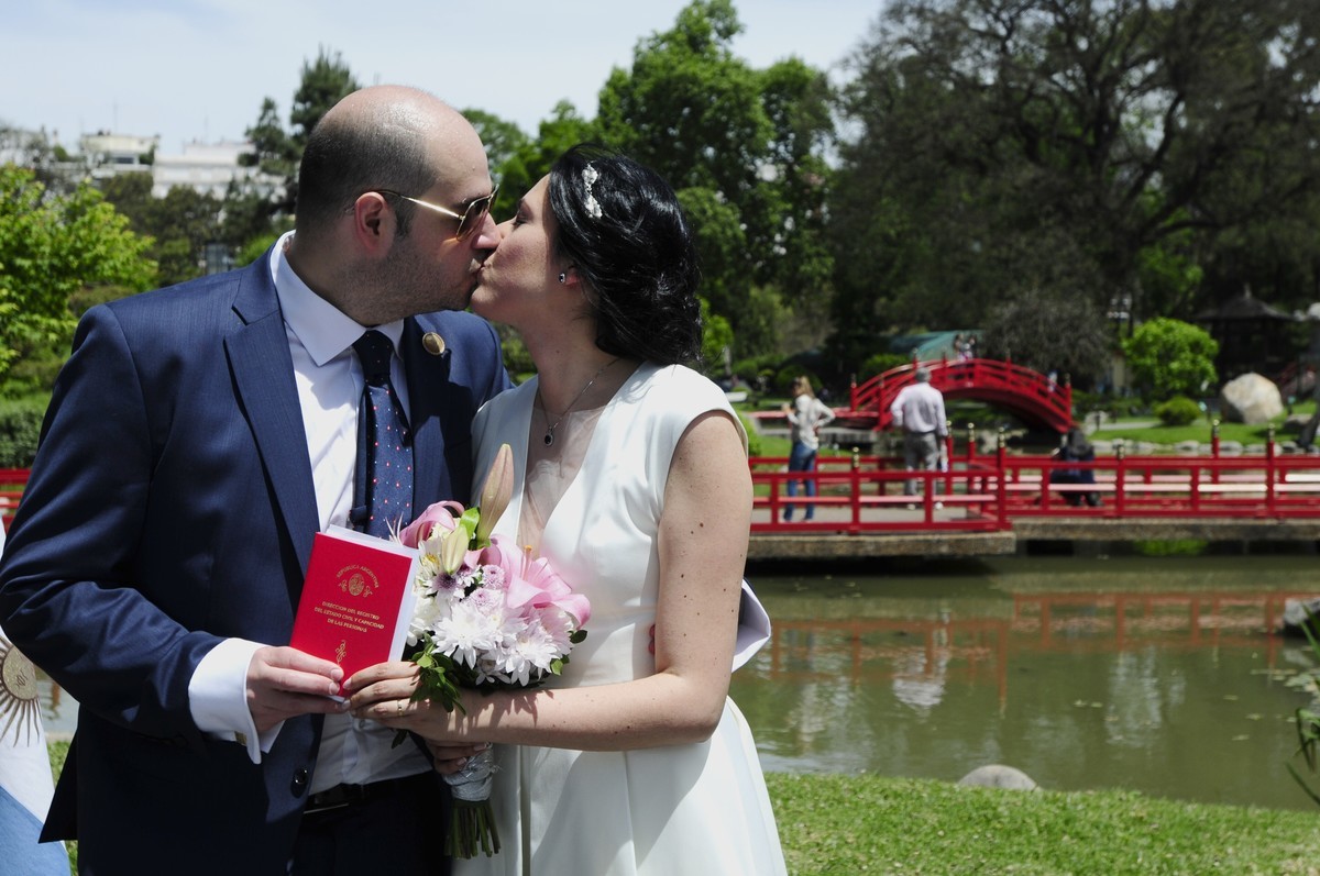Celebramos los primeros casamientos en el Jardín Japonés