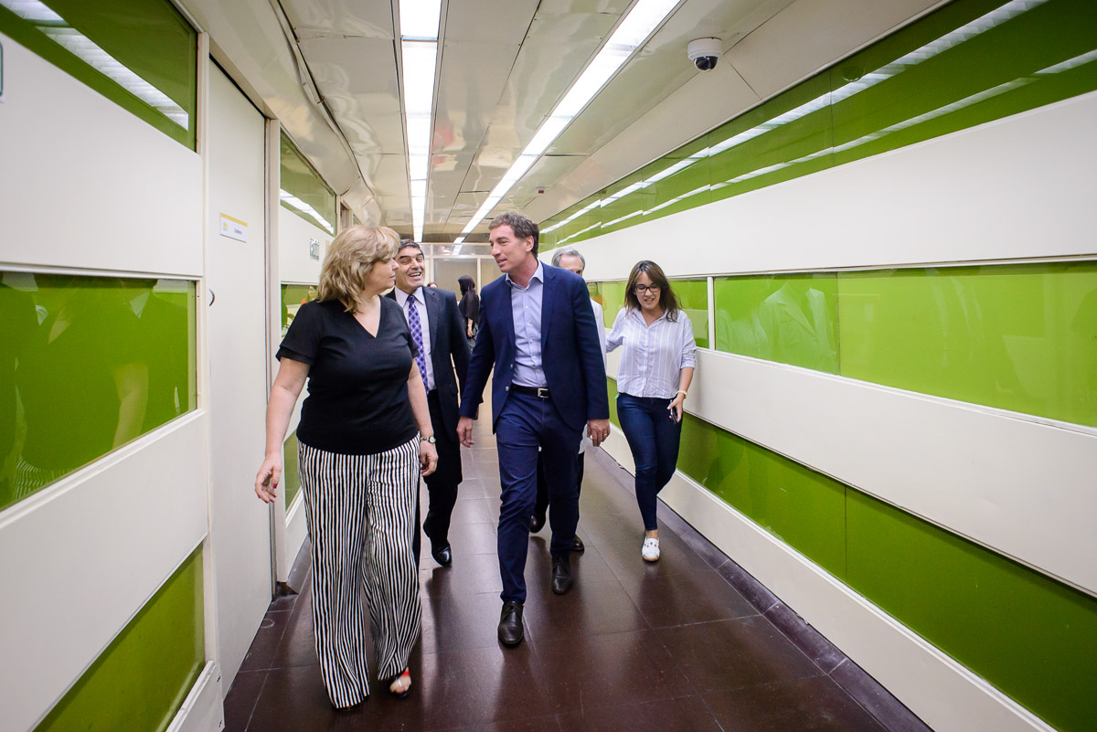 Recorrida por la nueva obra en la guardia del Hospital Durand