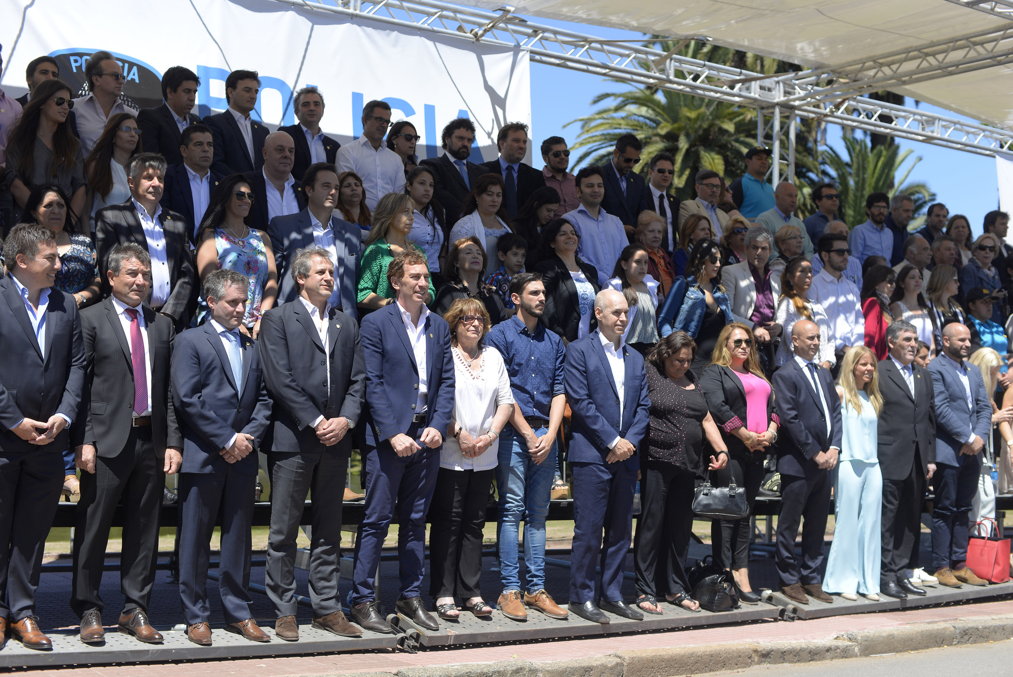 Festejos por el primer año de la Policía de la Ciudad