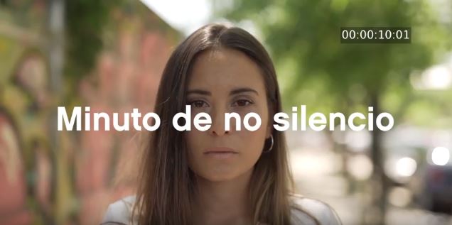 "Un minuto de no silencio", la nueva campaña contra la violencia de género