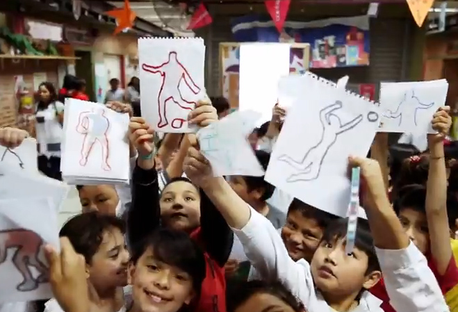 Más de 500 alumnos dibujaron a los deportistas que estarán en Buenos Aires 2018 