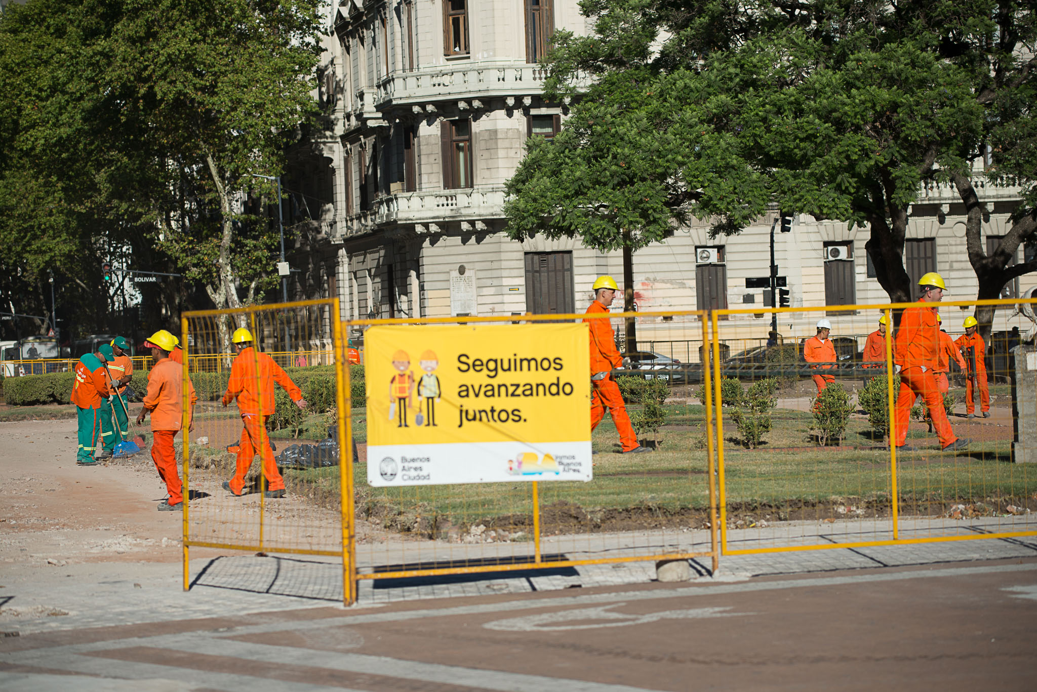 Las obras de puesta en valor de la Plaza de Mayo sumarán 2.000 metros de espacio público 