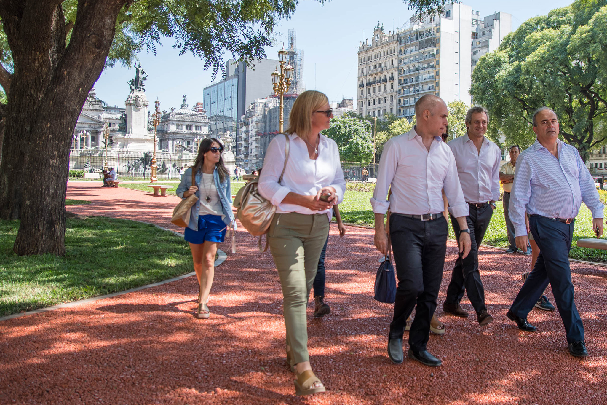 Rodríguez Larreta reinauguró la Plaza del Congreso: “Es para el disfrute de los vecinos”