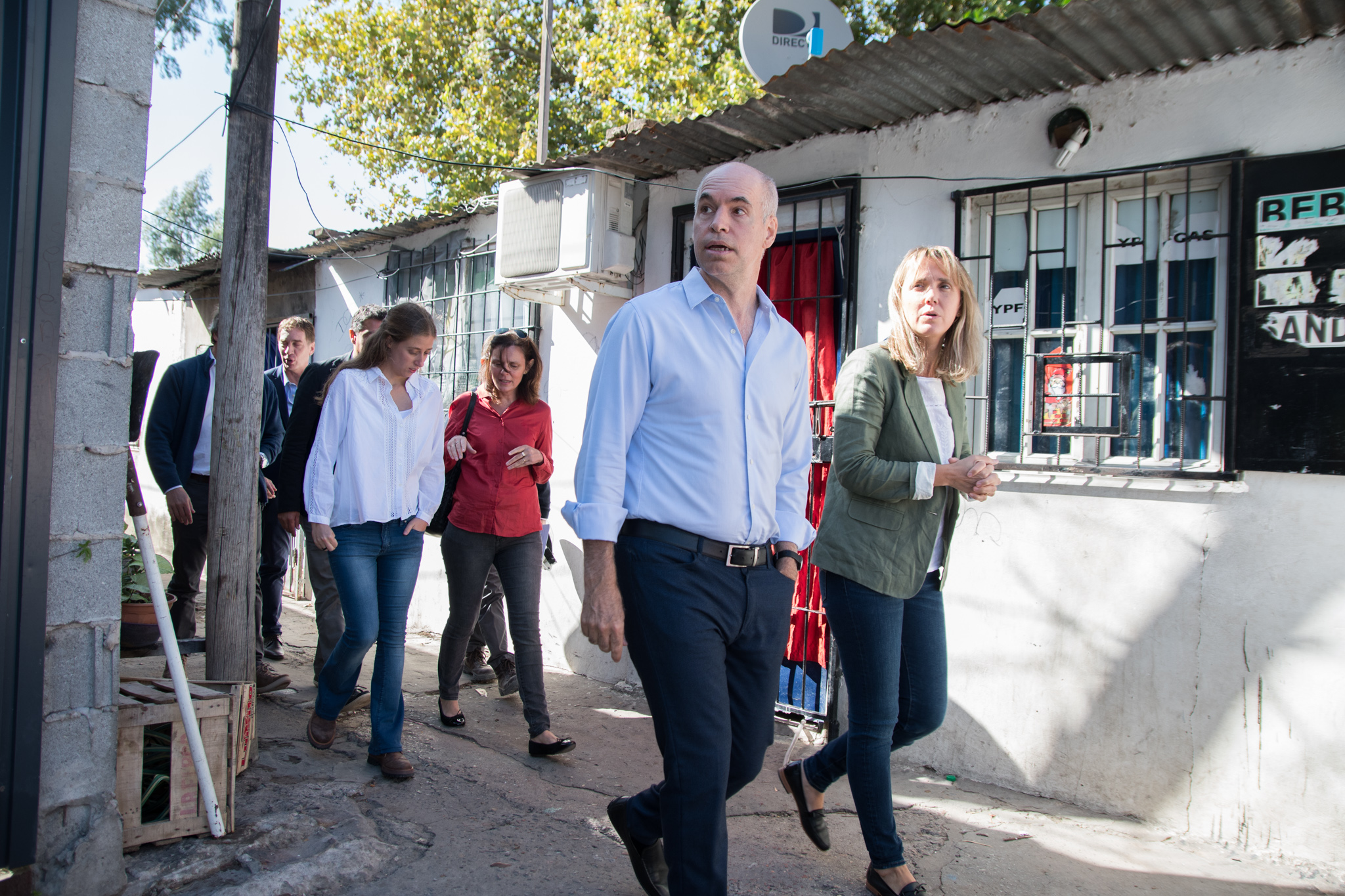 Rodríguez Larreta recorrió las obras del Camino de Sirga