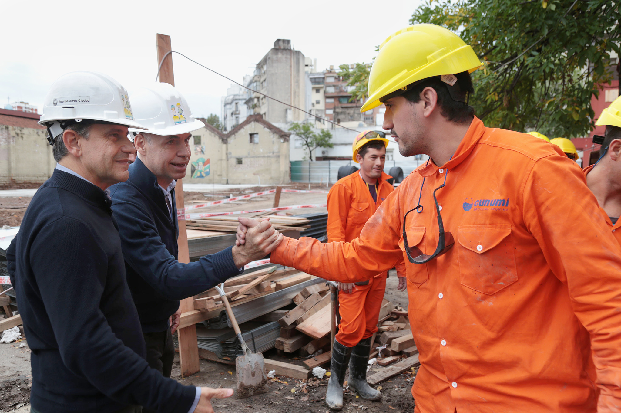 Rodríguez Larreta recorrió las obras del Parque de la Estación