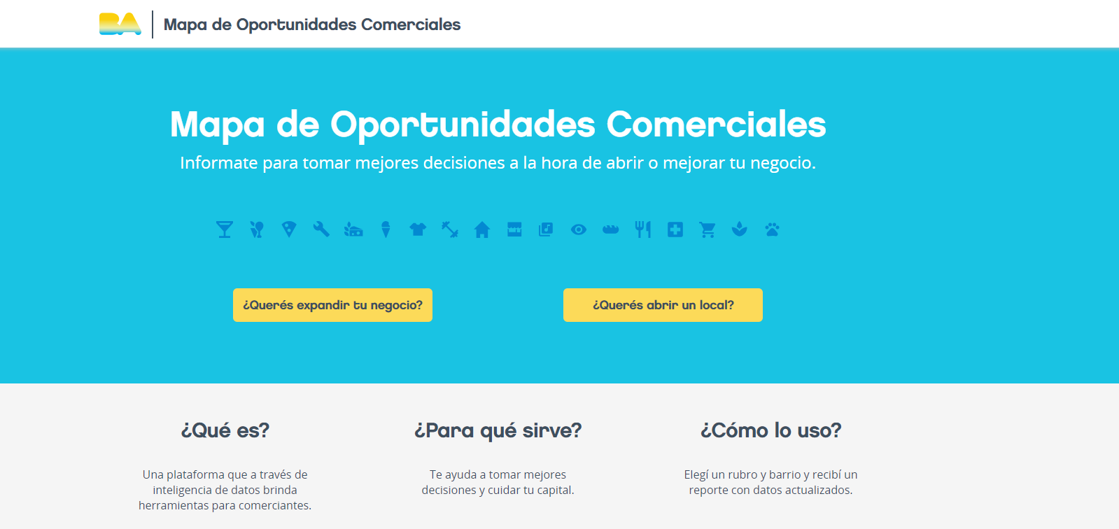 ¿Conocés el mapa de oportunidades comerciales?