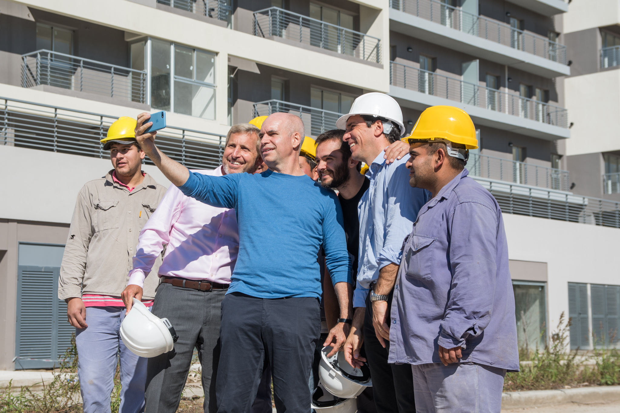 Rodríguez Larreta y Frigerio recorrieron las obras del complejo Estación Buenos Aires 