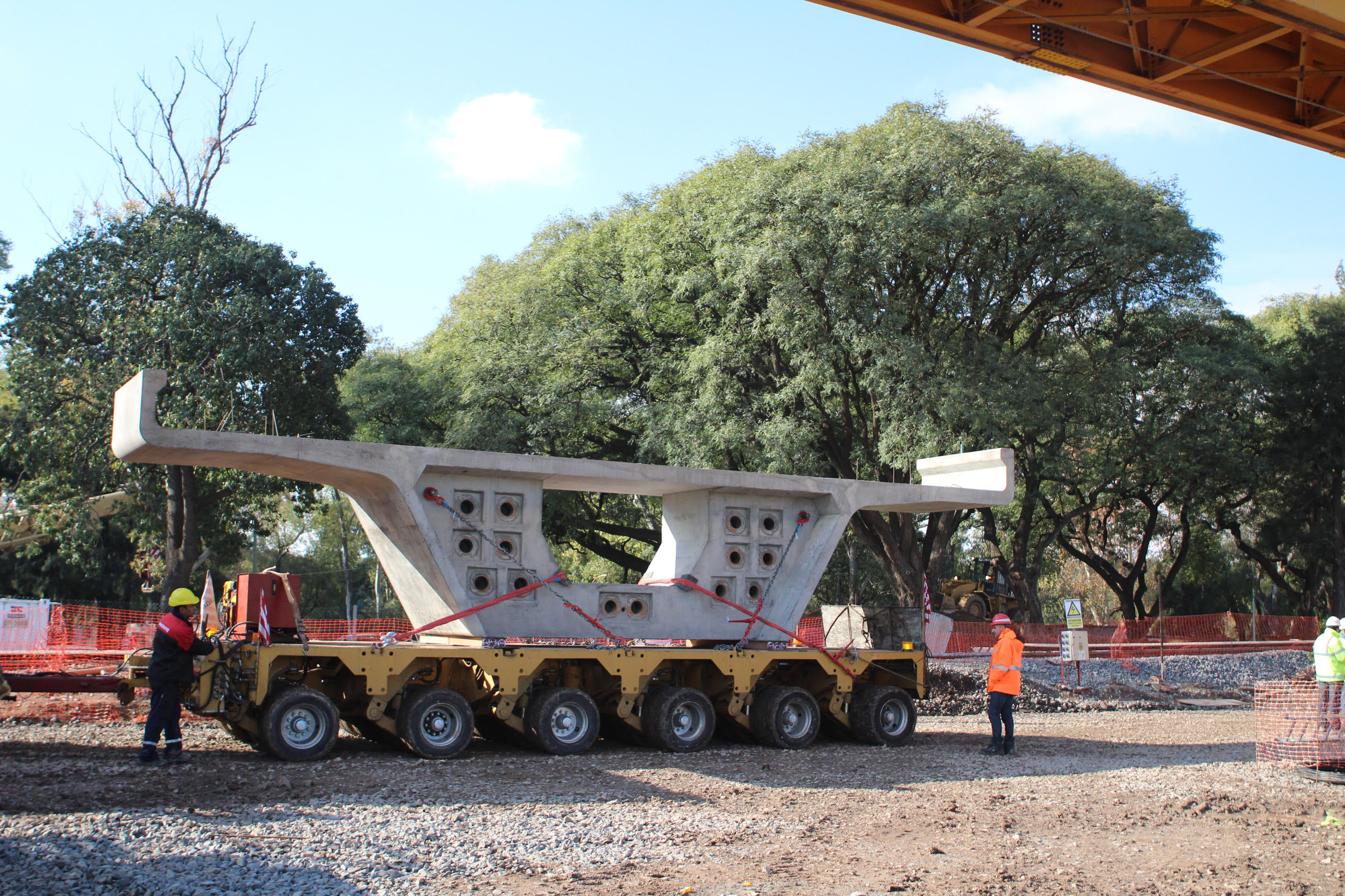 La fábrica de dovelas que acelera la construcción del Viaducto Mitre