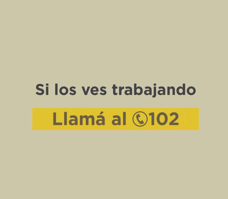 El Trabajo Infantil no es un juego