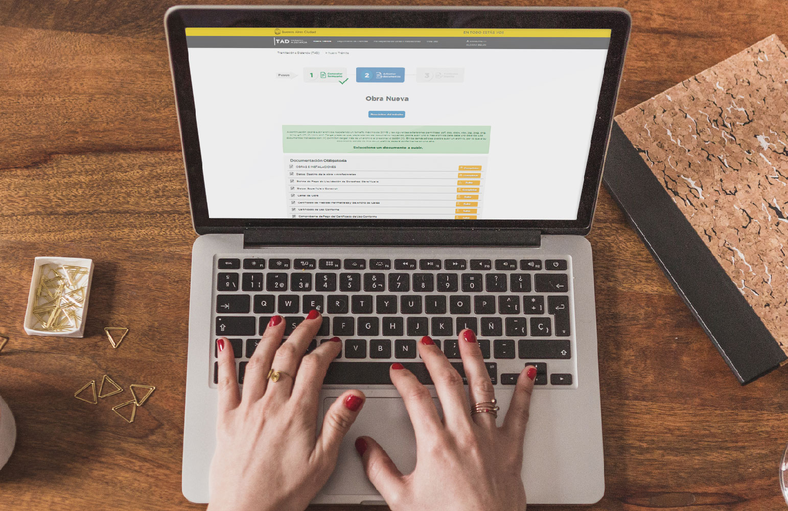 TAD: novedades en la carga de documentación