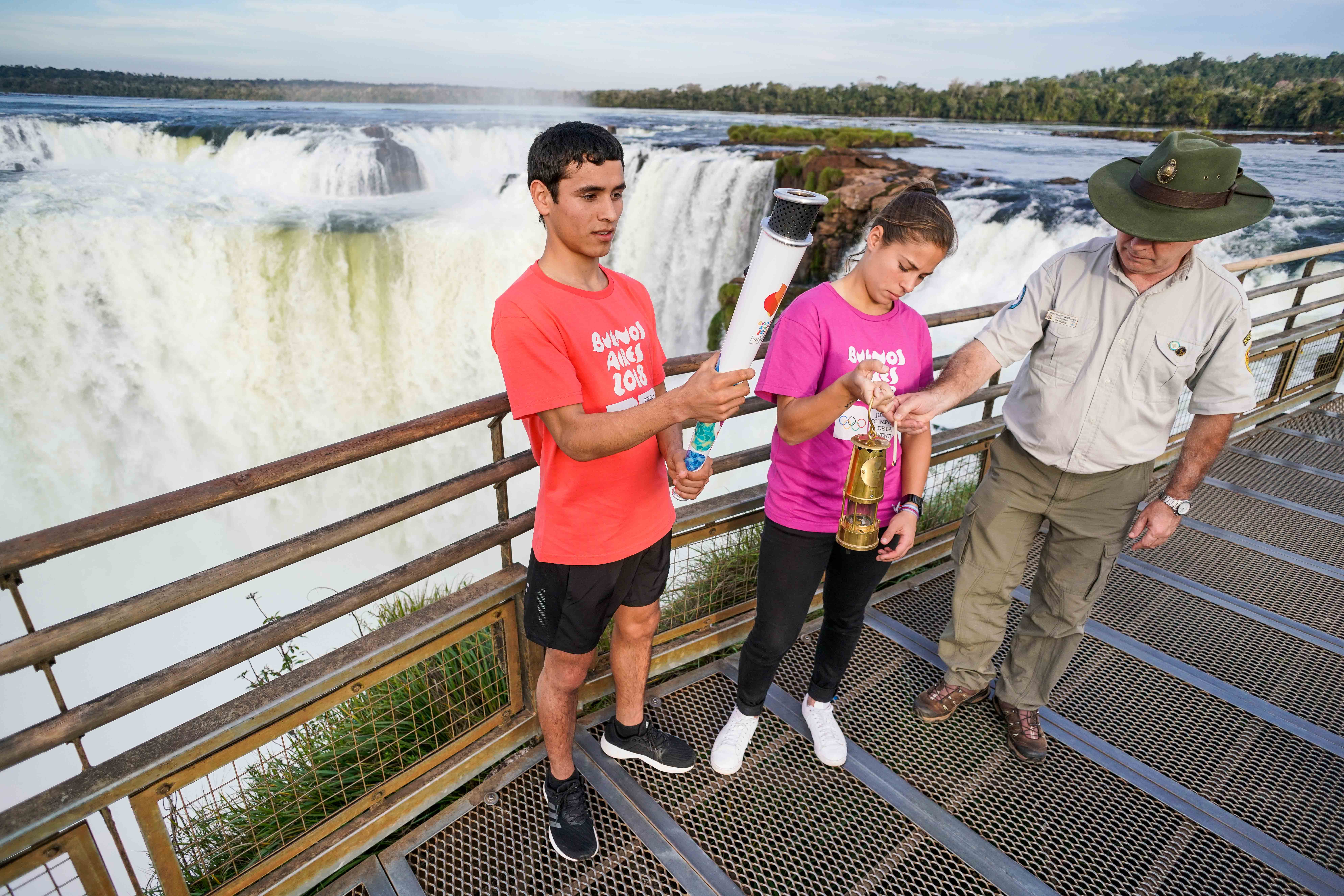Buenos Aires 2018: la llama olímpica sigue su recorrida por el país