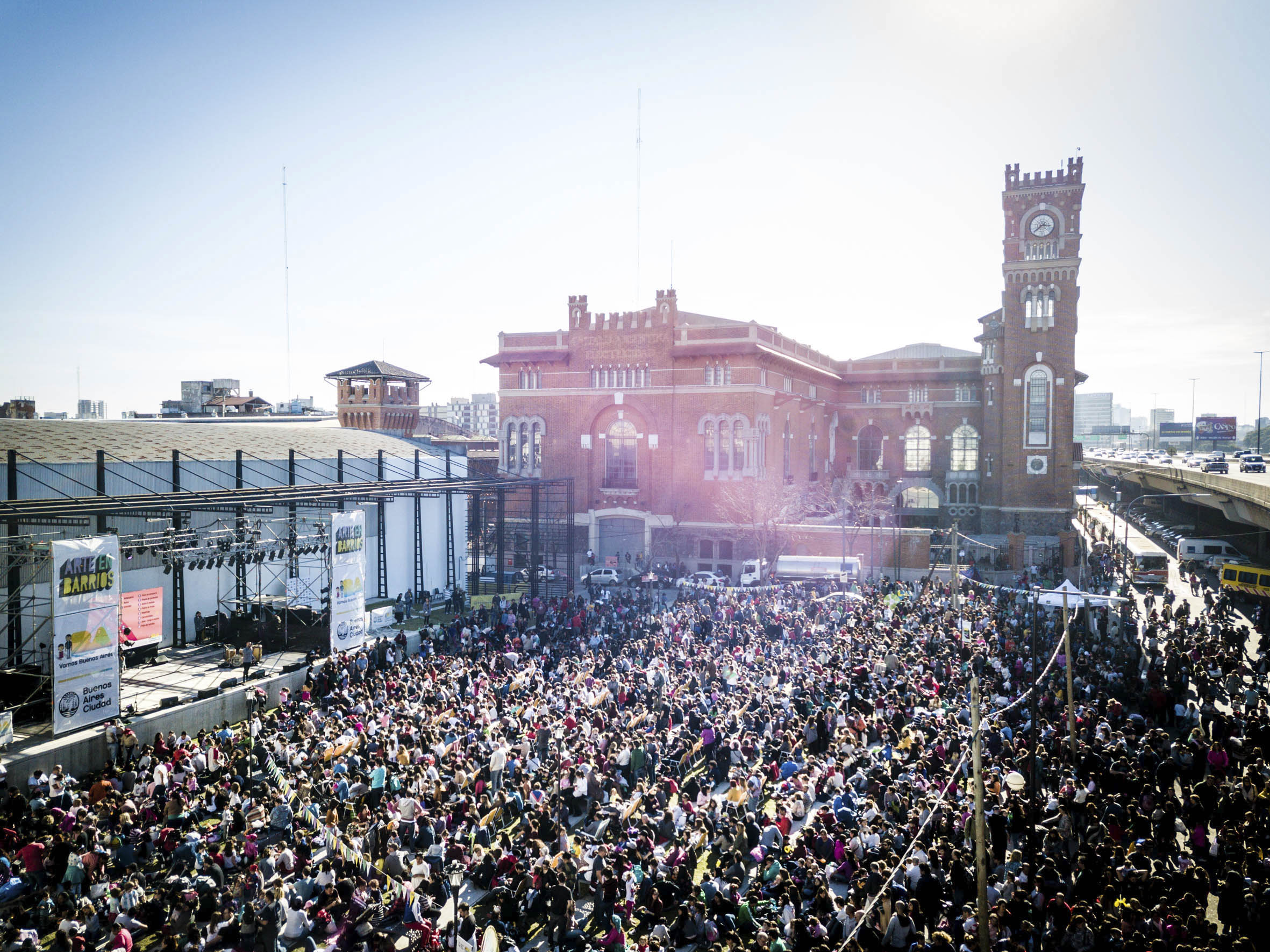 Festejo multitudinario