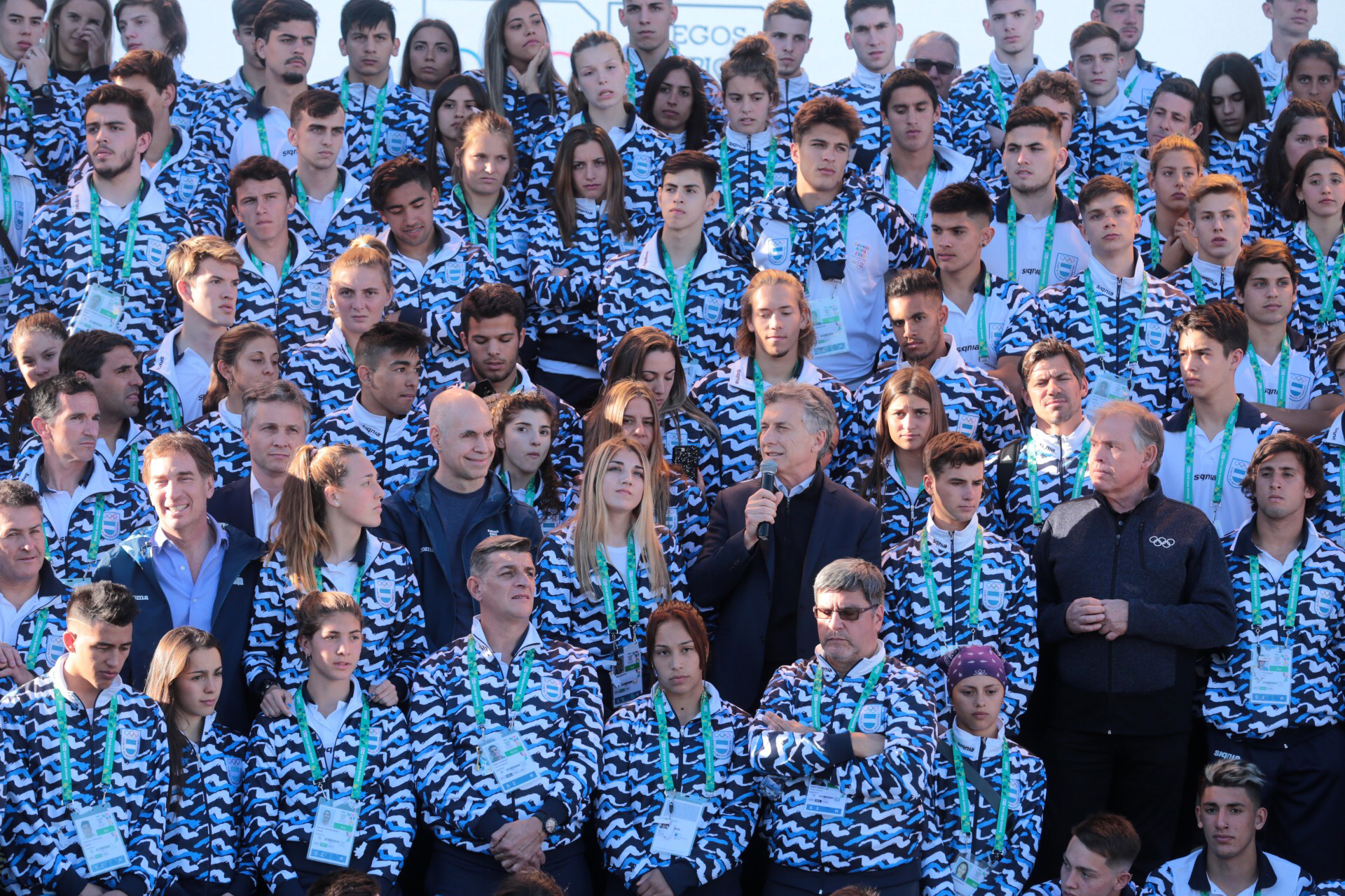 Macri y Rodríguez Larreta recibieron a los atletas argentinos de los Juegos Olímpicos