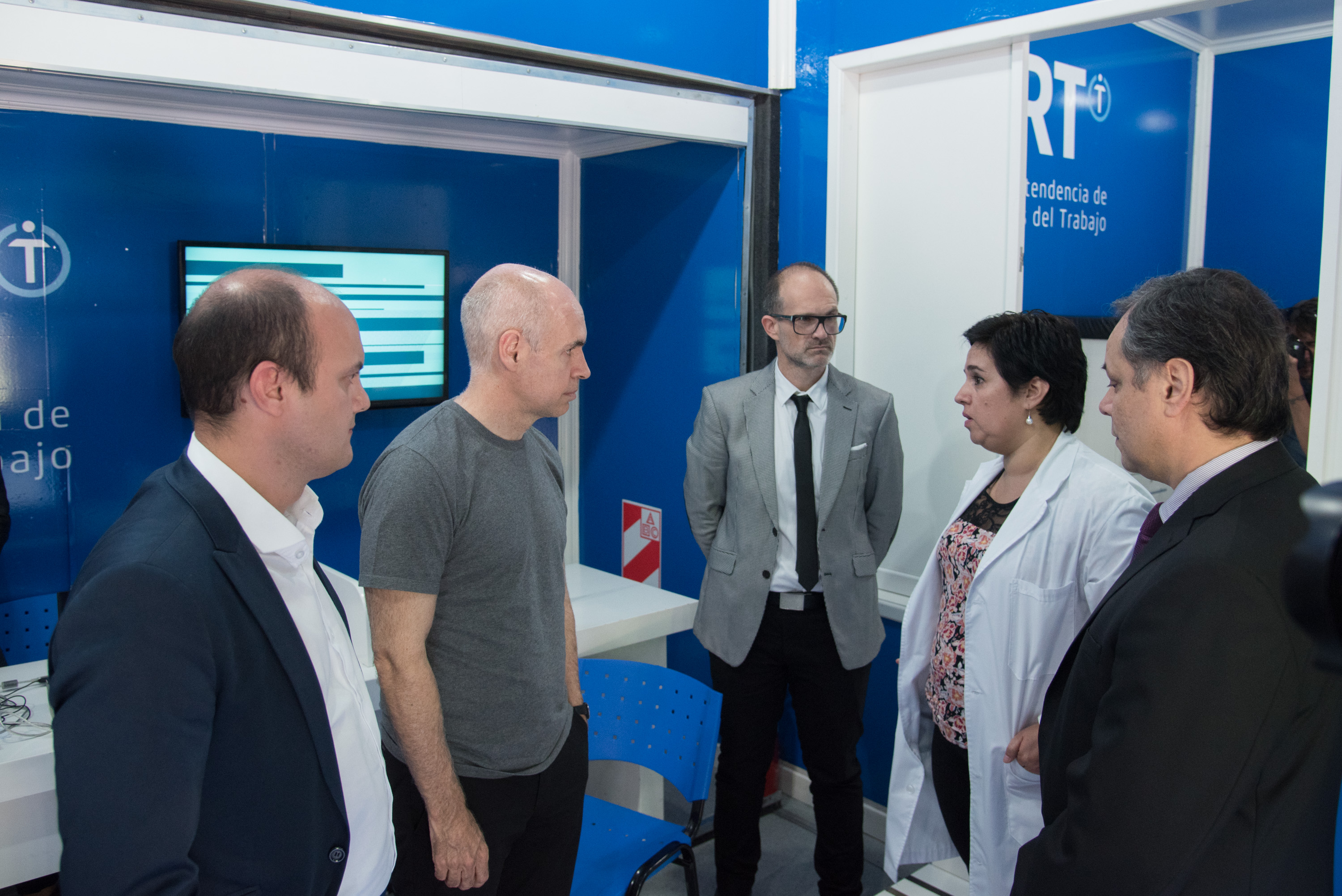 Rodríguez Larreta recorrió las Comisiones Médicas Móviles