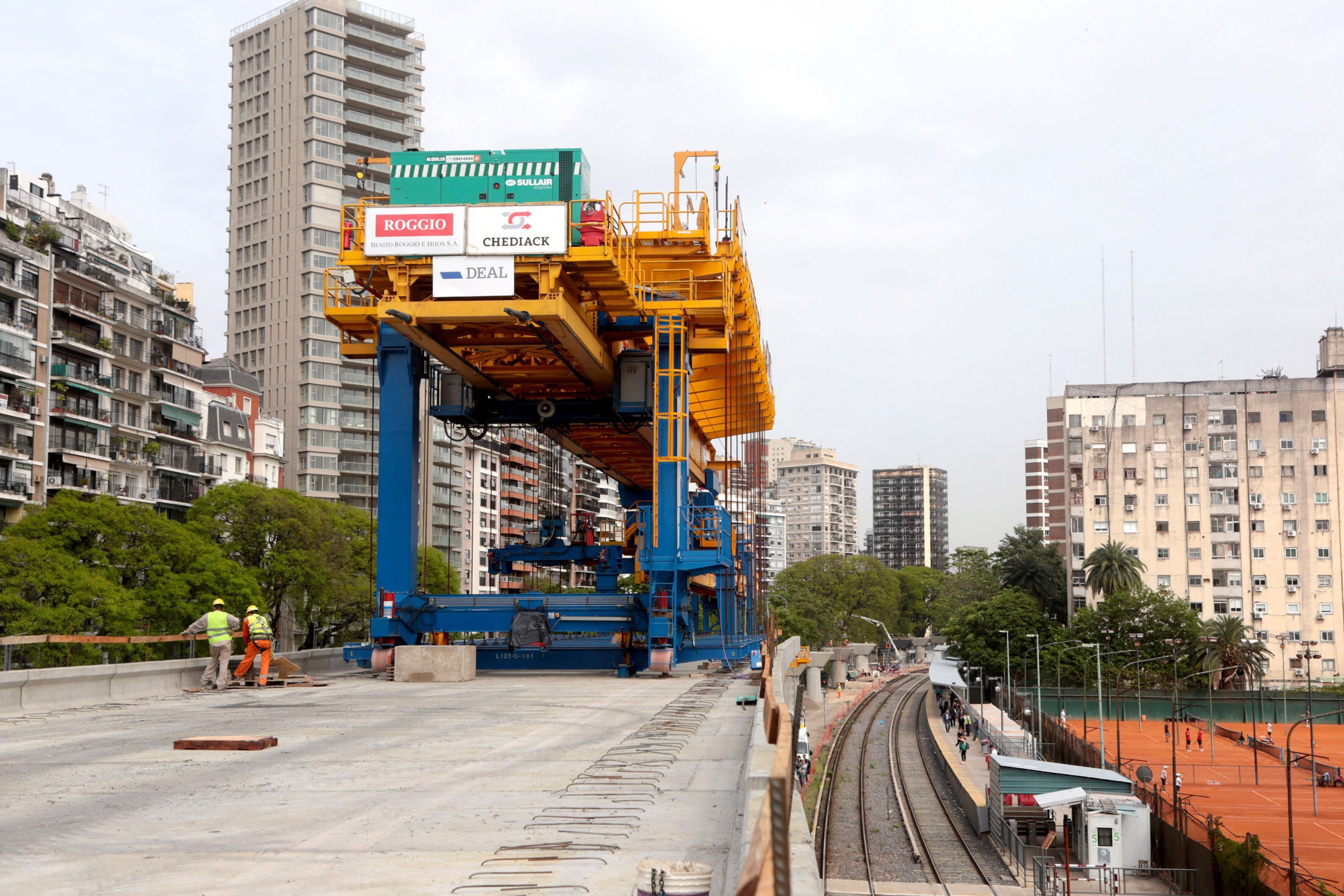 Viaducto Mitre: casi cuatro kilómetros de obra 