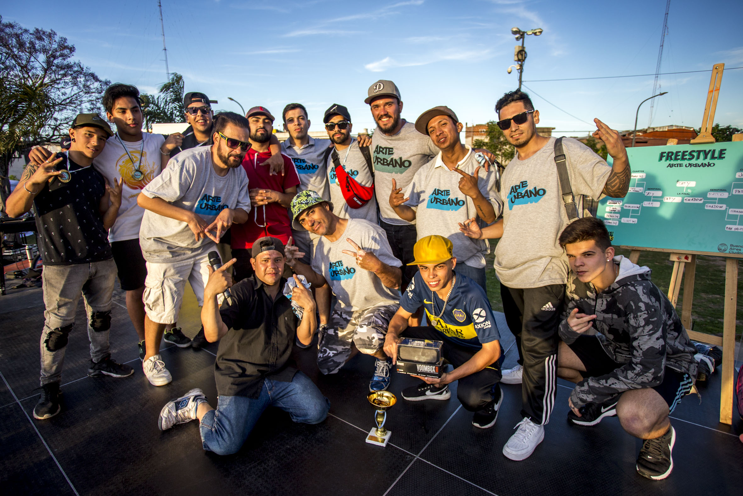 El segundo Encuentro de Arte Urbano fue un éxito.